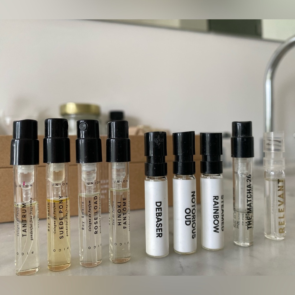 Indie perfume sample bundle- phlur, boy smells, DSD